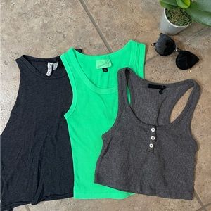 Lot of three extra small tank tops.